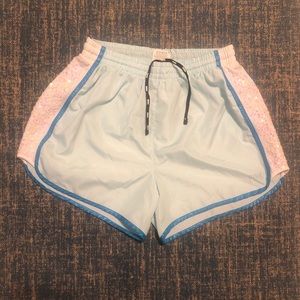 Pink brand running shorts